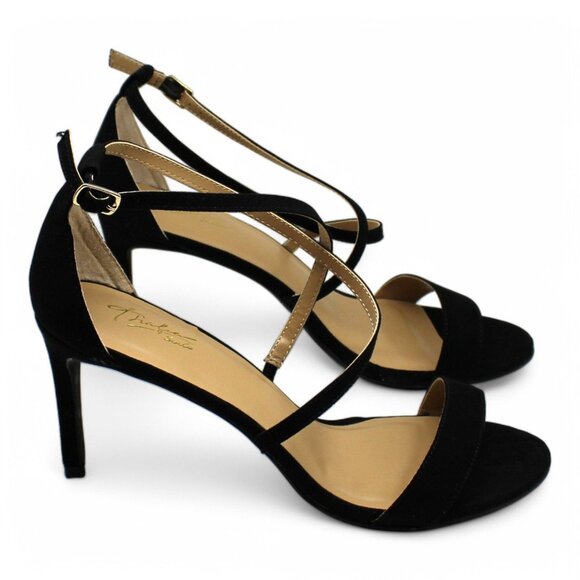 Women Thalia Sodi Buckle Dress Heeled Sandals - Picture 6 of 9